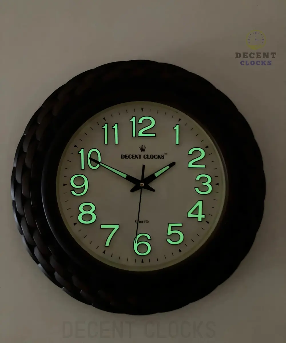 Cream & Brown Glowing Clock 🕰️ - Image 3