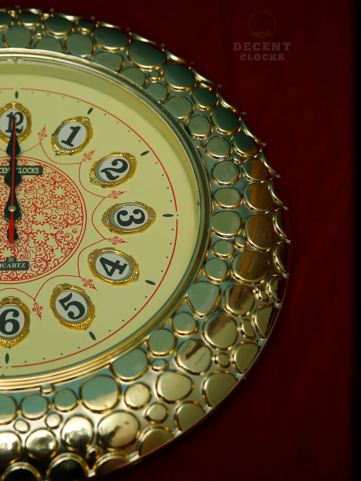 Royal Golden Fancy Wall Clock - Image 2