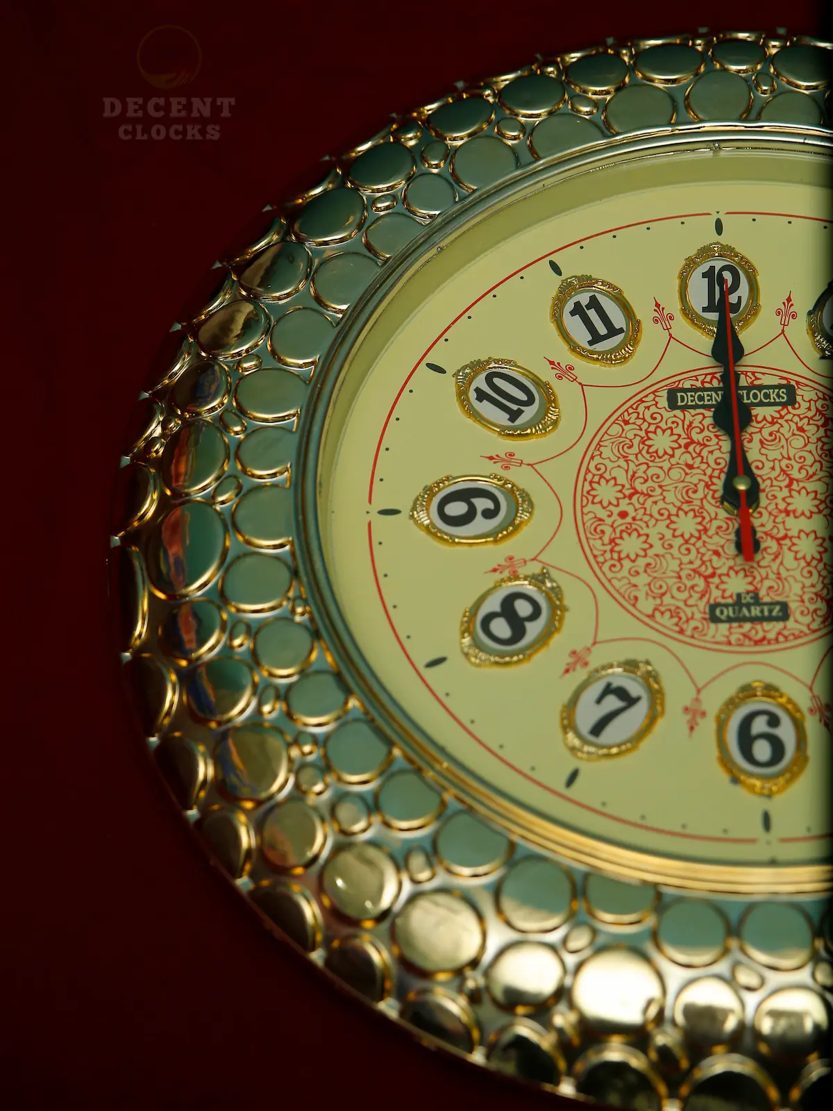 Royal Golden Fancy Wall Clock - Image 3