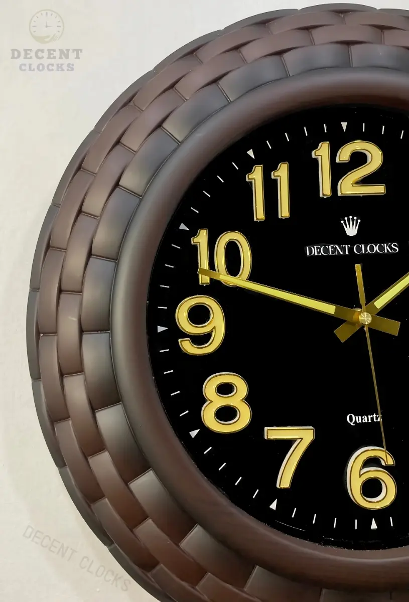 oversized black wall clock 🕒 - Image 2