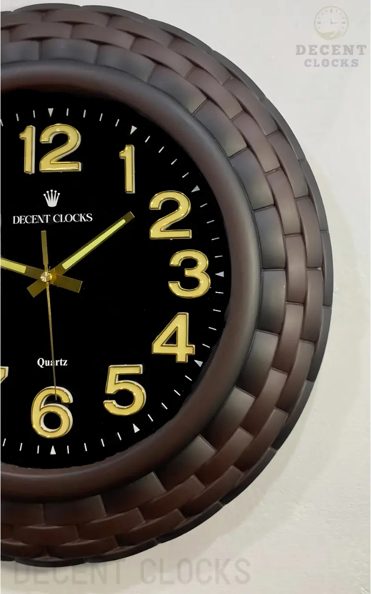 oversized black wall clock 🕒 - Image 4
