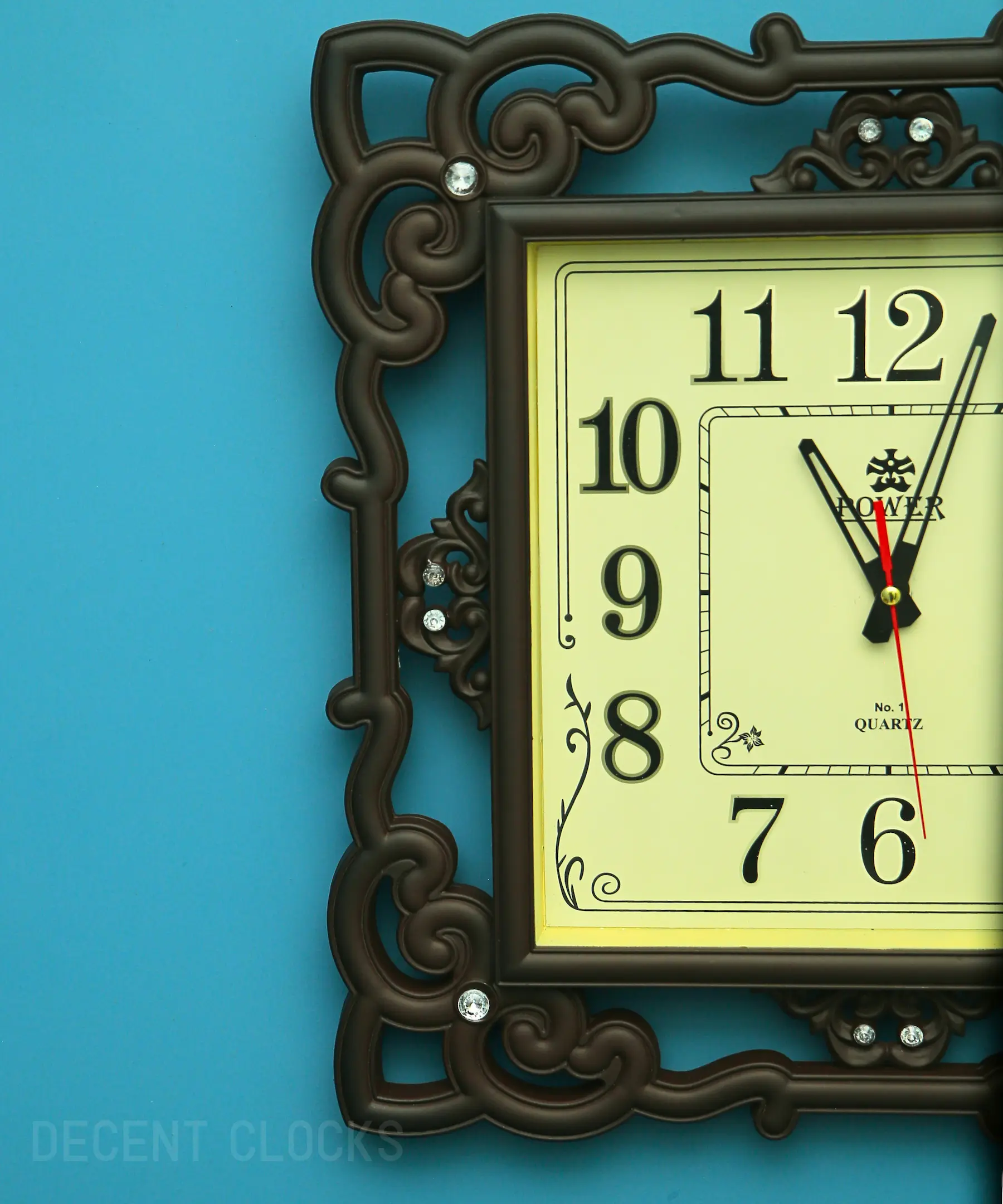 Royal Beige Square Wall Clock 🕰️ - Image 3