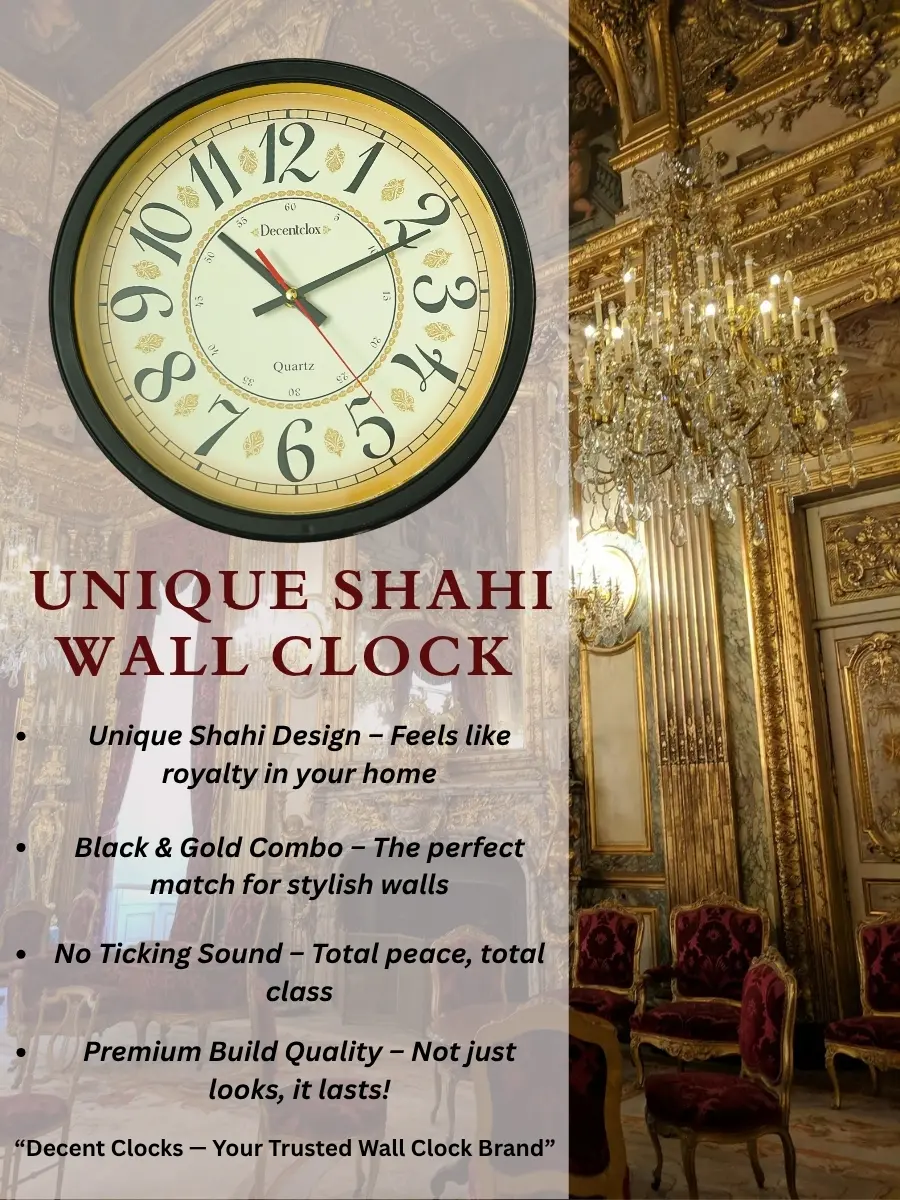Unique Shahi Wall Clock 👑 - Image 5